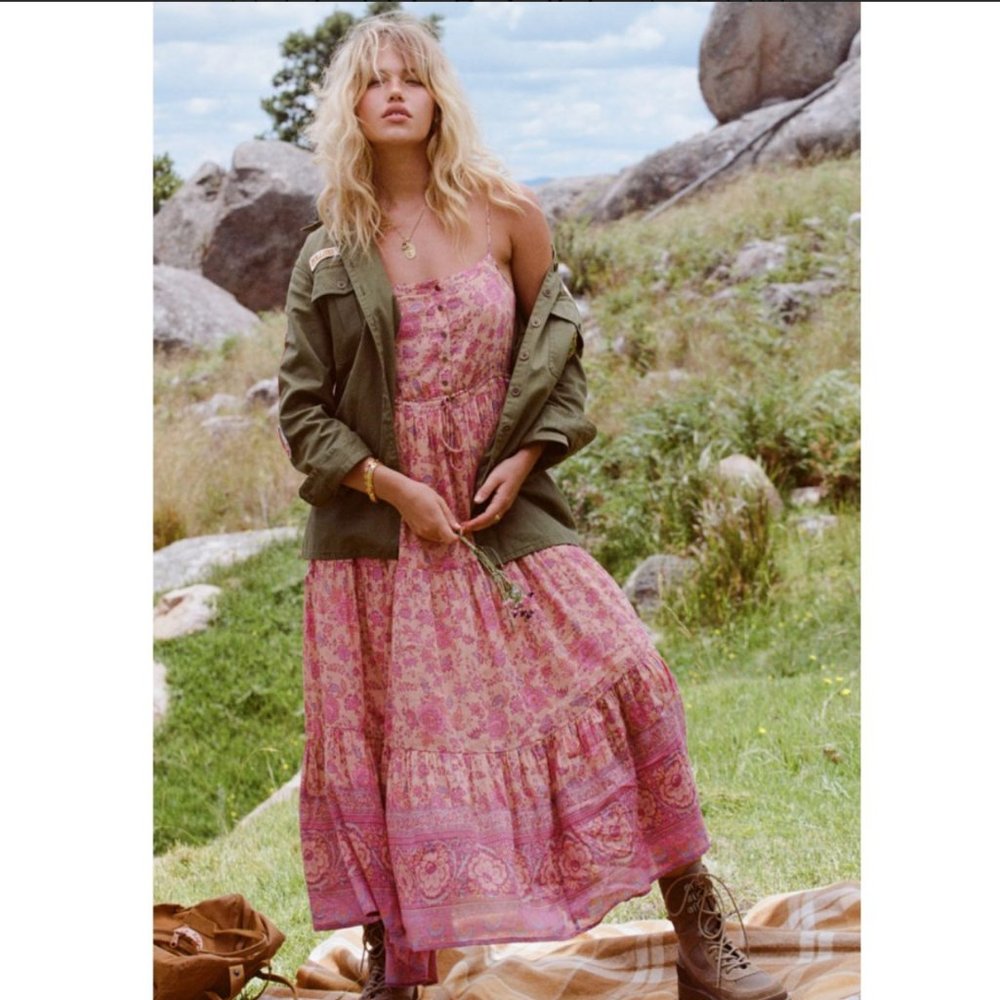 SPELL Folk Song Sundress Blossom XS